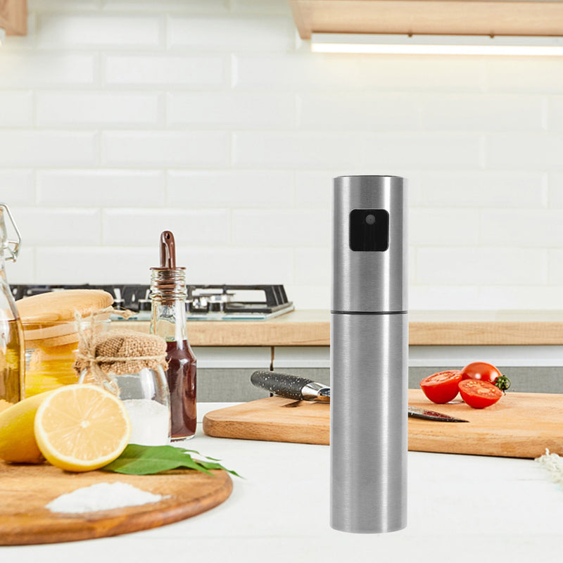OIL Spray Bottle For Dosa Food Grade Stainless Steel Glass Oil Spray Bottle (100 Ml)